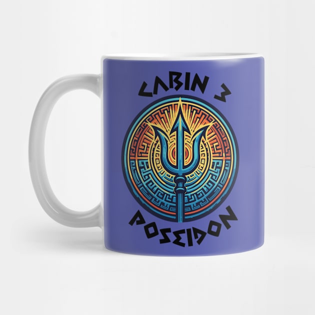 Cabin 3 Poseidon - The trident is Poseidon by whatyouareisbeautiful